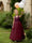 V-Neck Sleeveless Tulle Flower Girl Dresses with Satin Bowknot