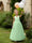 V-Neck Sleeveless Tulle Flower Girl Dresses with Satin Bowknot