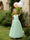 V-Neck Sleeveless Tulle Flower Girl Dresses with Satin Bowknot