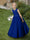 Crew Neck Tulle Flower Girl Dresses with Applique & Sash