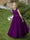 Crew Neck Tulle Flower Girl Dresses with Applique & Sash
