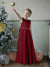 Crew Neck Satin Flower Girl Dresses with Pearls & Bowknot