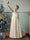 Crew Neck Satin Flower Girl Dresses with Pearls & Bowknot