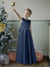 Crew Neck Satin Flower Girl Dresses with Pearls & Bowknot