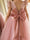Crew Neck Tulle Flower Girl Dresses with Applique & Satin Bowknot