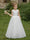 Crew Neck Tulle Flower Girl Dresses with Pearls & Satin Bowknot