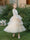 Crew Neck Tulle Flower Girl Dresses with Applique & Tiered Pleats