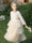 Crew Neck Tulle Flower Girl Dresses with Applique & Tiered Pleats
