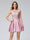 A-Line High Neck Sleeveless Satin Short Lace Dresses with Appliques