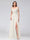 A-Line Off-the-Shoulder Sleeveless Appliqued Chiffon Long Bridesmaid Dresses with Side Slit