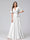 A-Line V-Neck Half Sleeves Long Silk Satin Bridesmaid Dresses With Ruffles Split Side