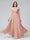 A-Line Halter Sleeveless Ruched Floor-Length Chiffon Bridesmaid Dresses
