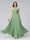 A-Line Halter Sleeveless Ruched Floor-Length Chiffon Bridesmaid Dresses