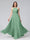 A-Line Halter Sleeveless Ruched Floor-Length Chiffon Bridesmaid Dresses
