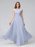 A-Line Halter Sleeveless Ruched Floor-Length Chiffon Bridesmaid Dresses