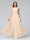 A-Line Halter Sleeveless Ruched Floor-Length Chiffon Bridesmaid Dresses