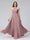 A-Line Halter Sleeveless Ruched Floor-Length Chiffon Bridesmaid Dresses