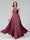 A-Line Halter Sleeveless Ruched Floor-Length Chiffon Bridesmaid Dresses