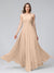 A-Line Halter Sleeveless Ruched Floor-Length Chiffon Bridesmaid Dresses