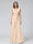 A-Line V-Neck Short Sleeves Chiffon Bridesmaid Dresses with Spaghetti Straps & Split Side