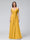 A-Line V-Neck Short Sleeves Chiffon Bridesmaid Dresses with Spaghetti Straps & Split Side