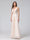 A-Line Spaghetti Straps V-Neck Sleeveless Long Chiffon Bridesmaid Dresses With Split Side