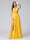A-Line Spaghetti Straps V-Neck Sleeveless Long Chiffon Bridesmaid Dresses With Split Side