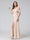 A-Line Off-the-Shoulder Sleeveless Ruched Long Chiffon Bridesmaid Dresses with Split Side