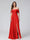 A-Line Off-the-Shoulder Sleeveless Ruched Long Chiffon Bridesmaid Dresses with Split Side