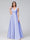 A-Line V-Neck Sleeveless Floor-Length Satin Bridesmaid Dresses With Pockets