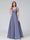 A-Line V-Neck Sleeveless Floor-Length Satin Bridesmaid Dresses With Pockets