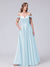 A-Line Off-the-Shoulder Sweetheart Satin Maxi Dresses with Pockets