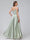 A-Line Sleeveless Long Silk Satin Bridesmaid Dresses with Pockets & Split Side