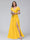 A-Line V-Neck Short Sleeves Long Chiffon Bridesmaid Dresses With Split Side