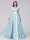 A-Line V-Neck Half Sleeves Applique Long Satin Bridesmaid Dresses With Split Side Pockets