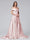 A-Line Off-the-Shoulder Long Satin Evening Dresses with Split Side & Pockets
