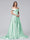 A-Line Off-the-Shoulder Long Satin Evening Dresses with Split Side & Pockets
