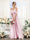A-Line Spaghetti Straps Split Side Ruched Floor-Length Chiffon Bridesmaid Dresses