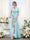 A-Line V-Neck Short Sleeves Split Side Ruched Floor-Length Chiffon Bridesmaid Dresses