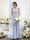 A-Line Halter Sleeveless Split Side Ruched Floor-Length Chiffon Bridesmaid Dresses