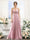 A-Line Spaghetti Straps Sleeveless Ruched Split Side Floor-Length Silk Satin Bridesmaid Dresses