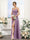 A-Line Spaghetti Straps Sleeveless Ruched Split Side Floor-Length Silk Satin Bridesmaid Dresses