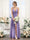 A-Line Spaghetti Straps Sleeveless Backless Split Side Floor-Length Chiffon Bridesmaid Dresses