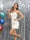 Sheath Beading Sleeveless Short Homecoming Dresses with Lace Appliques & Spaghetti Straps
