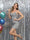 Sheath Beading Sleeveless Short Homecoming Dresses with Lace Appliques & Spaghetti Straps