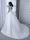 V-Neck Long Sleeves Lace Ball Gown Wedding Dresses with Appliques