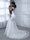 Sheer Neck Sleeveless Tulle Mermaid Wedding Dresses with Appliques