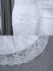Sheer Neck Sleeveless Tulle Mermaid Wedding Dresses with Appliques