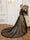 V-Neck Tulle Ball Gown Wedding Dresses with Beading & Appliques