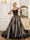 Strapless Tulle Ball Gown Wedding Dresses with Beading & Appliques